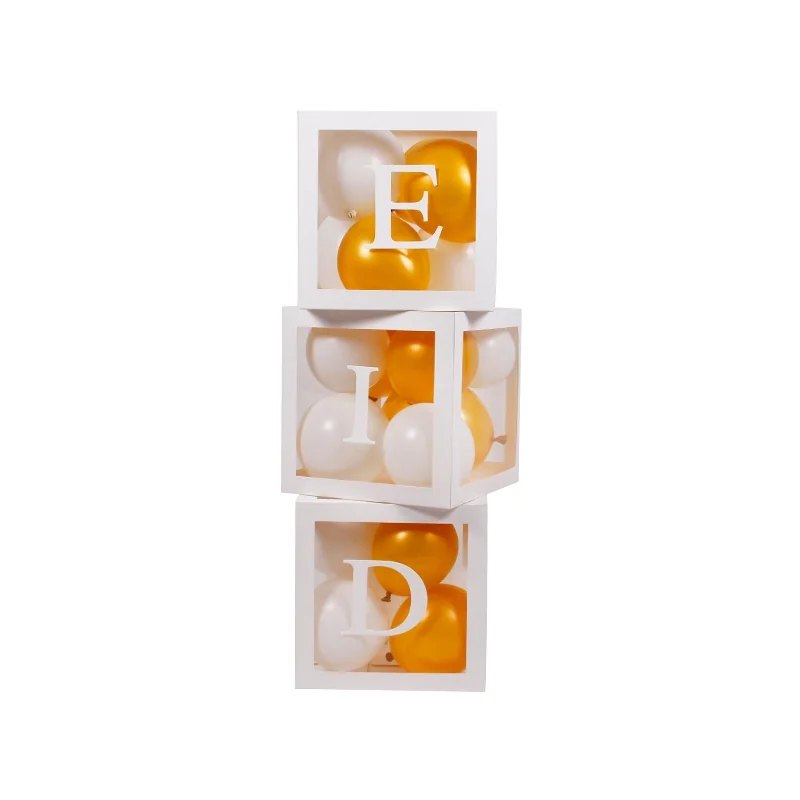 Balloon Box With "EID" Decor 1 set 3pcs (653157)