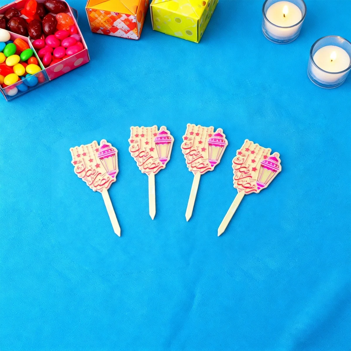 Ramadan Mubarak Acrylic Cake Topper 1pcs (902389)
